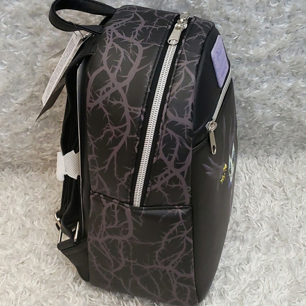 NWT Loungefly Maleficent Mini Backpack - Picture 2 of 12